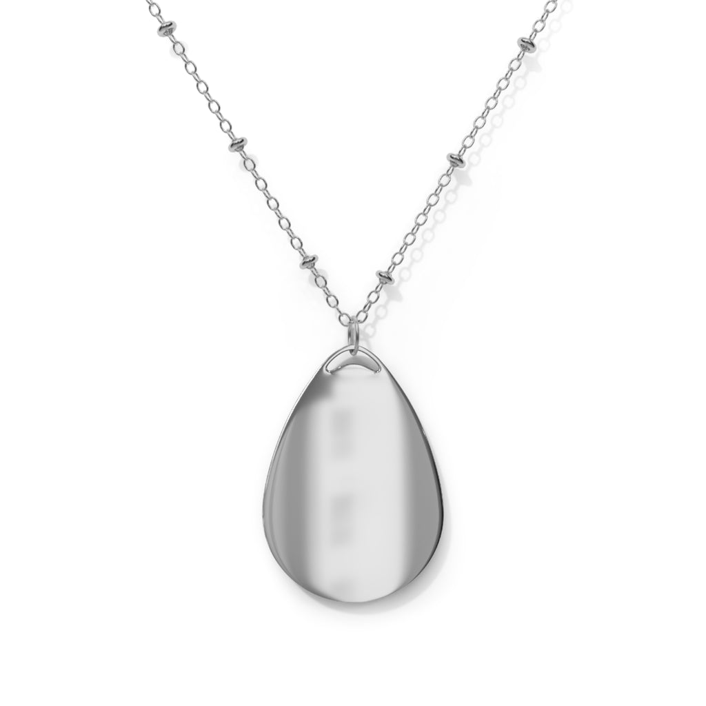 Personalized Teardrop Photo Pendant
