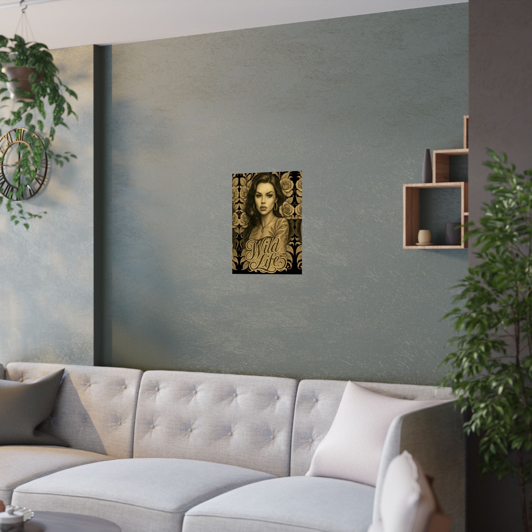 Wild Life Satin Poster