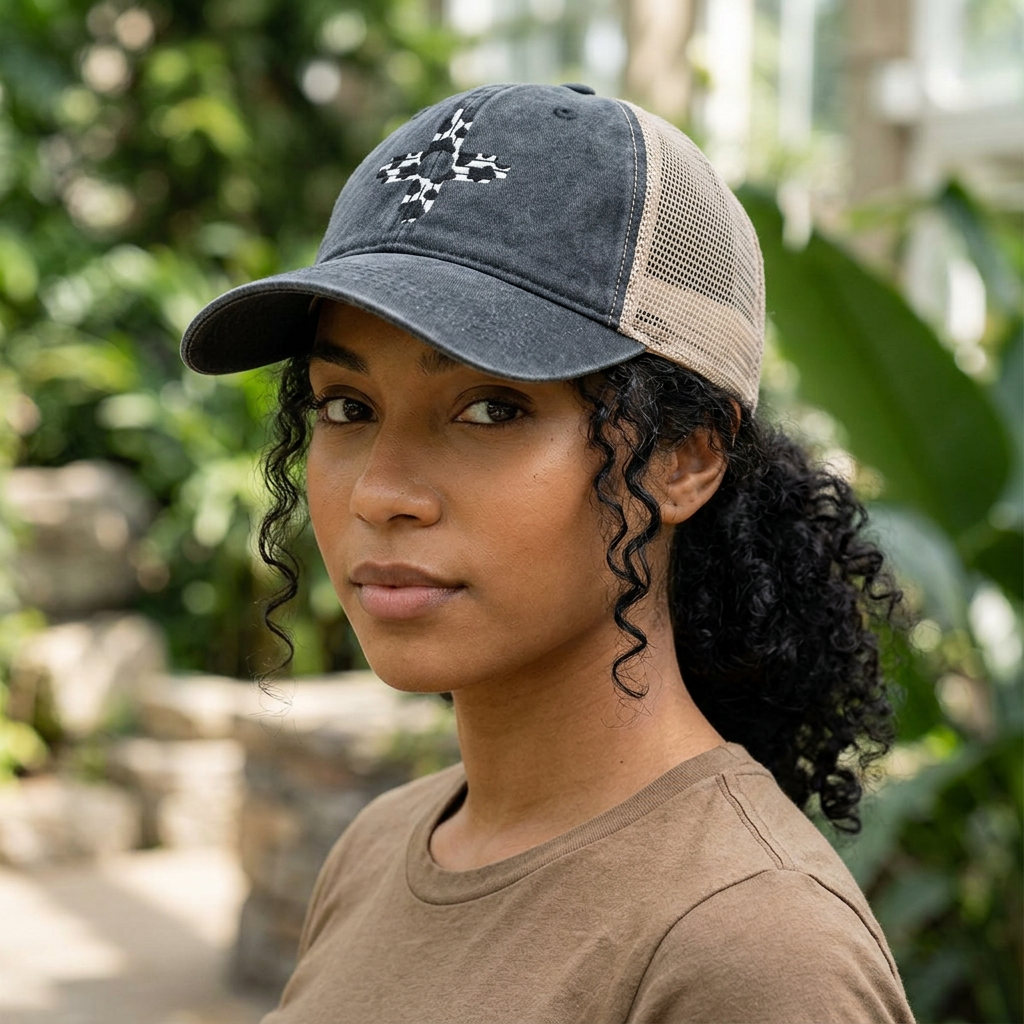 Women's Washed Zia Mesh-Back Cap