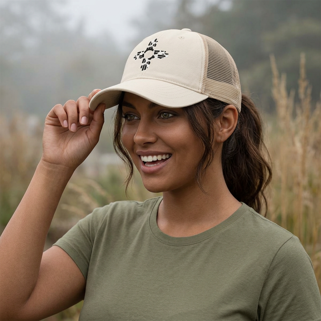 Women's Washed Zia Mesh-Back Cap