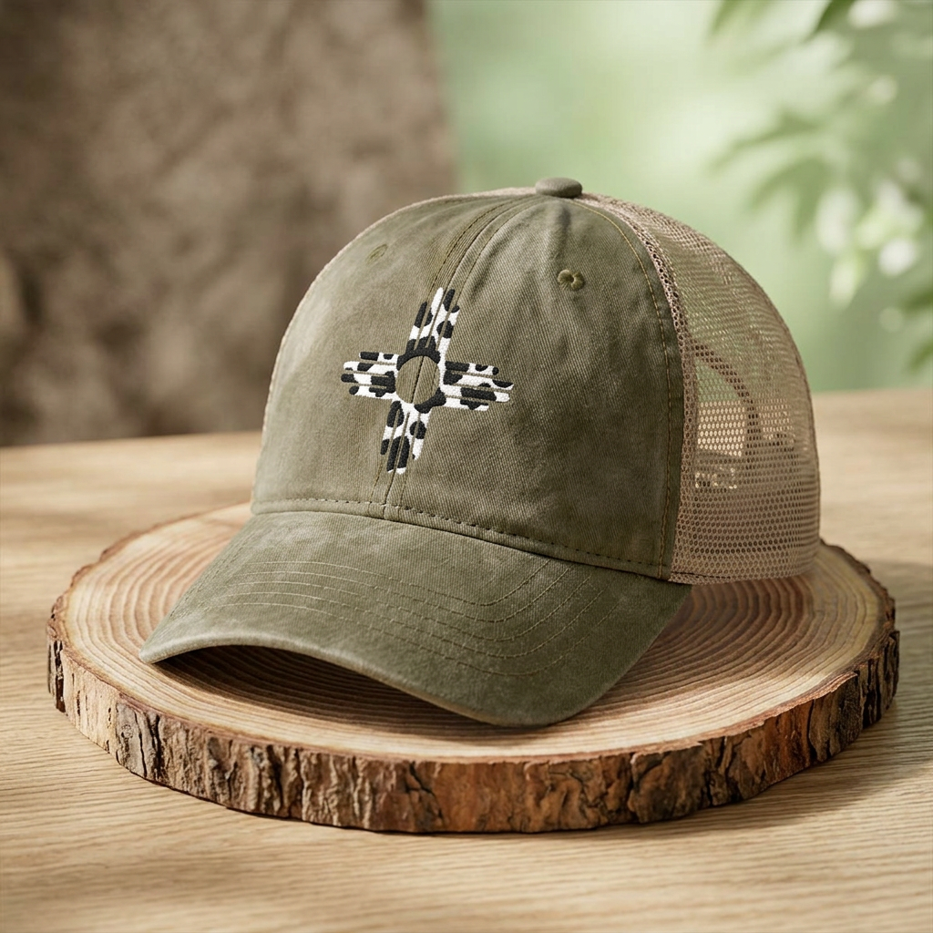 Women's Washed Zia Mesh-Back Cap