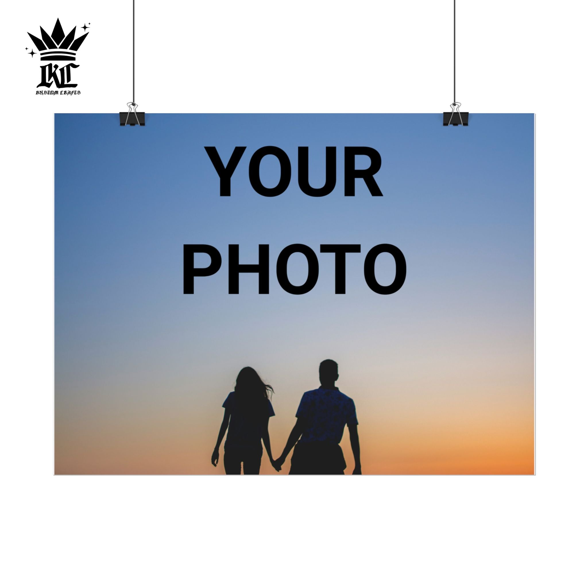 Custom Photo Poster — Rolled Print for Wall Art, Personalized Image