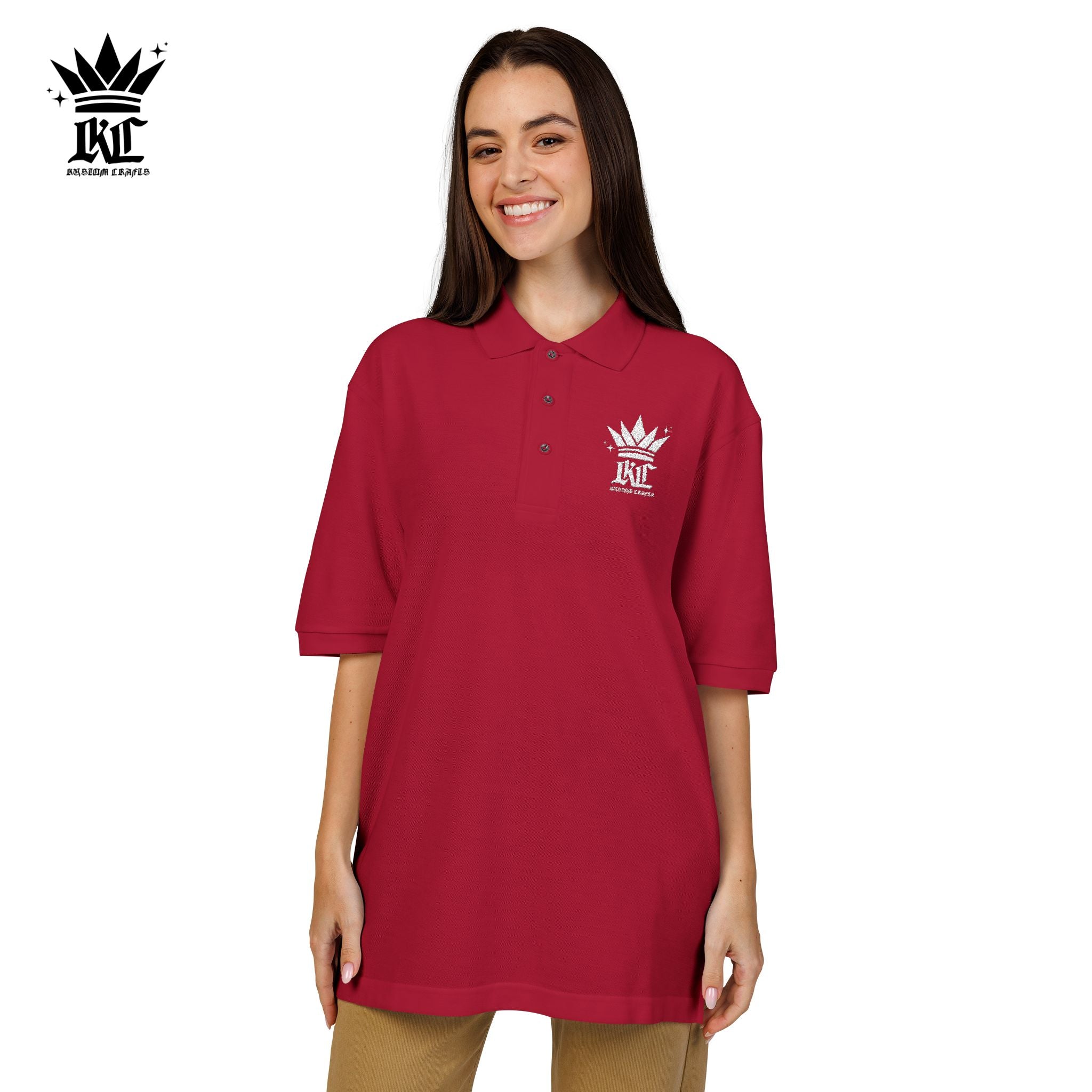 Custom Embroidered Logo Polo Shirt