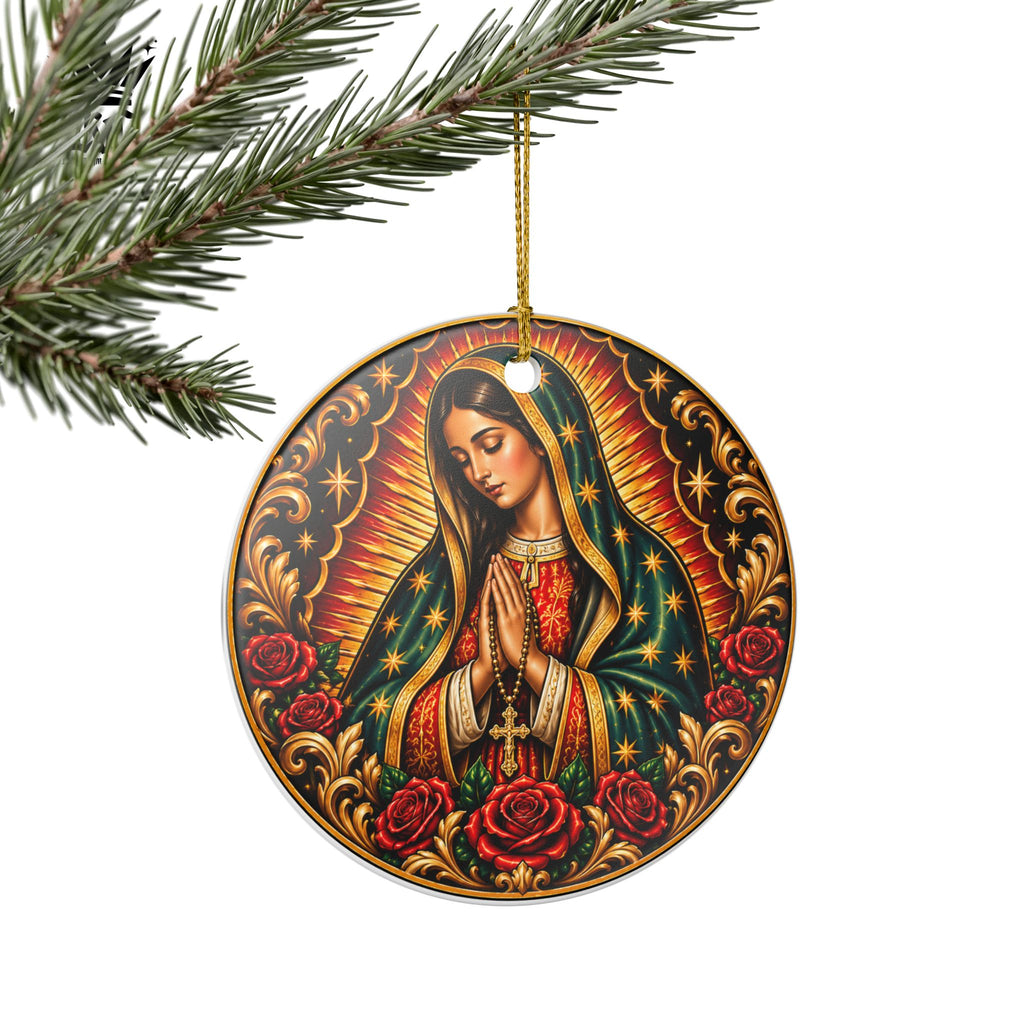 Our Lady of Guadalupe Ceramic Ornament
