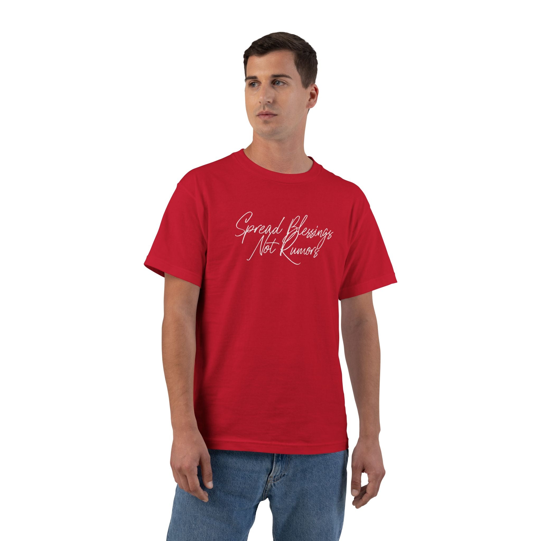 Spread Blessings Not Rumors - Script Tee