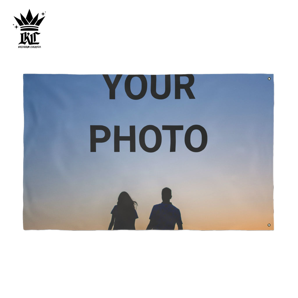 Custom Double-Sided Photo Flag – Personalized