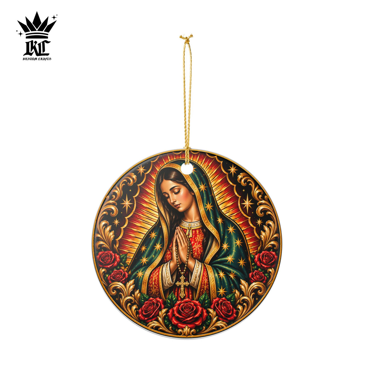 Our Lady of Guadalupe Ceramic Ornament