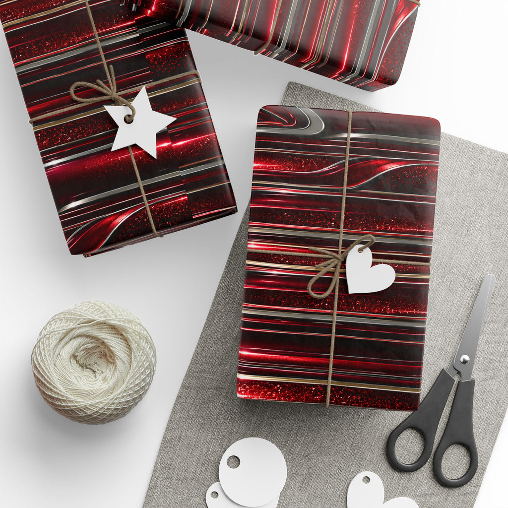 Candy Paint Red Wrapping Paper