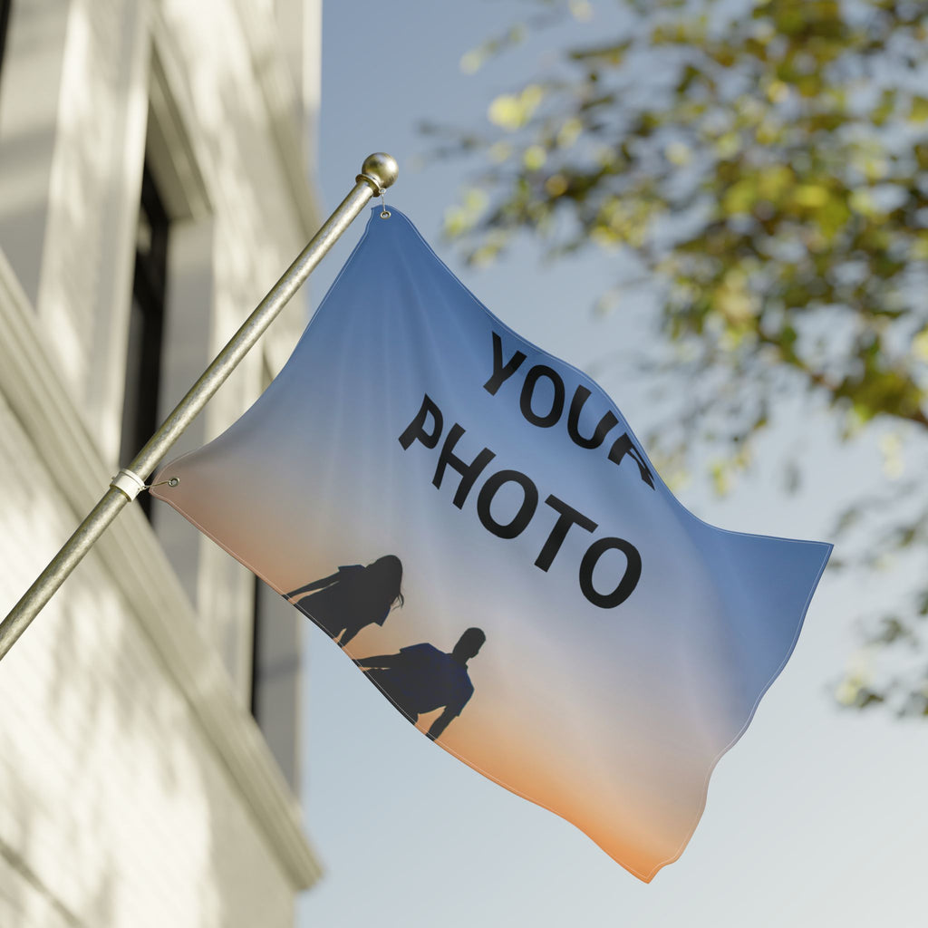 Custom Double-Sided Photo Flag – Personalized