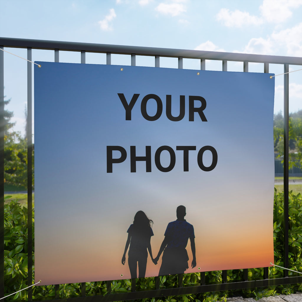 Custom Matte Banner — Personalized Outdoor/Indoor Vinyl Sign