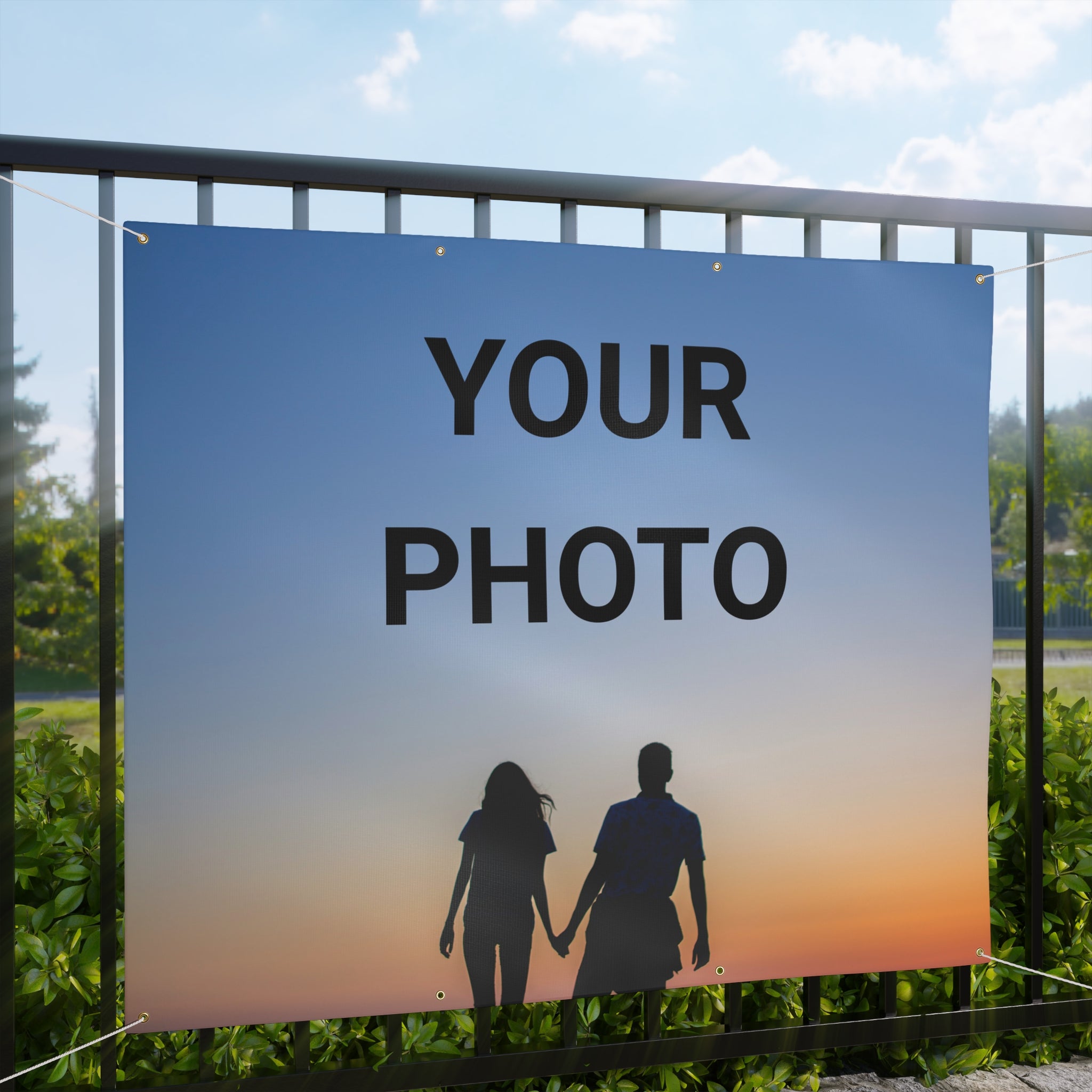 Custom Matte Banner — Personalized Outdoor/Indoor Vinyl Sign