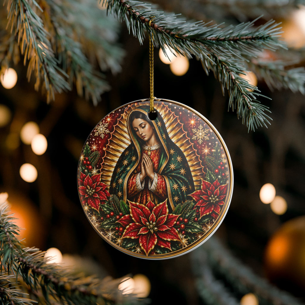 Our Lady of Guadalupe Ceramic Ornament