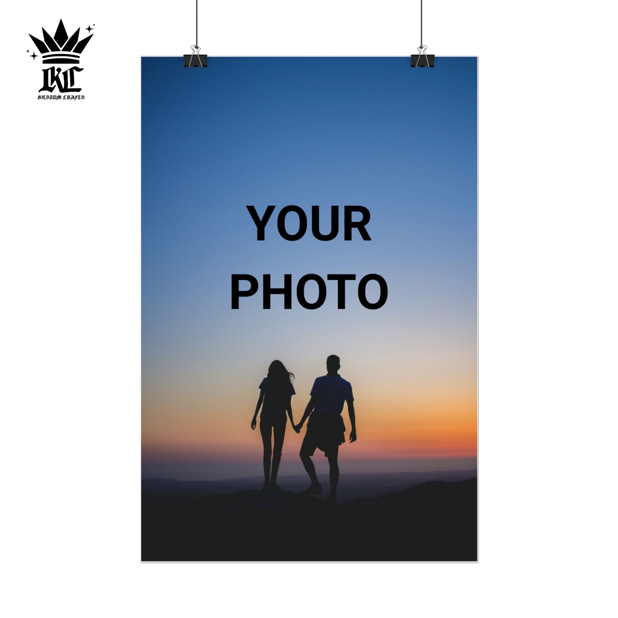 Custom Photo Poster — Rolled Print for Wall Art, Personalized Image