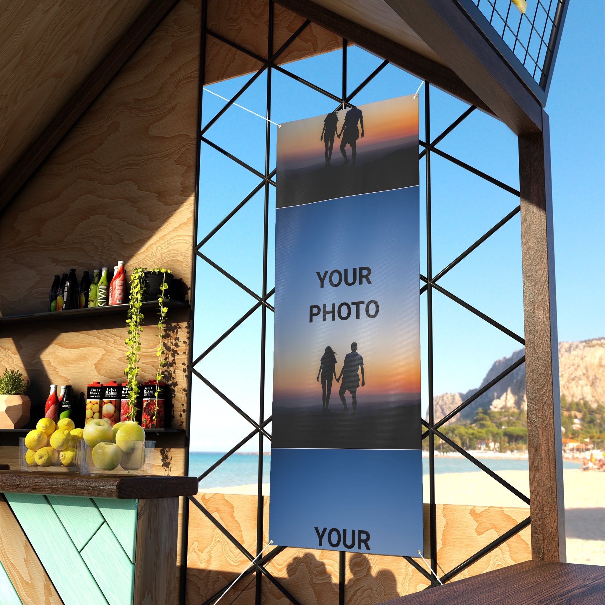 Custom Matte Banner — Personalized Outdoor/Indoor Vinyl Sign