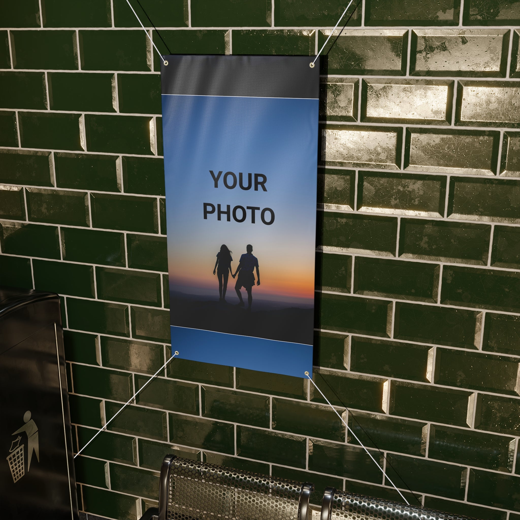Custom Matte Banner — Personalized Outdoor/Indoor Vinyl Sign