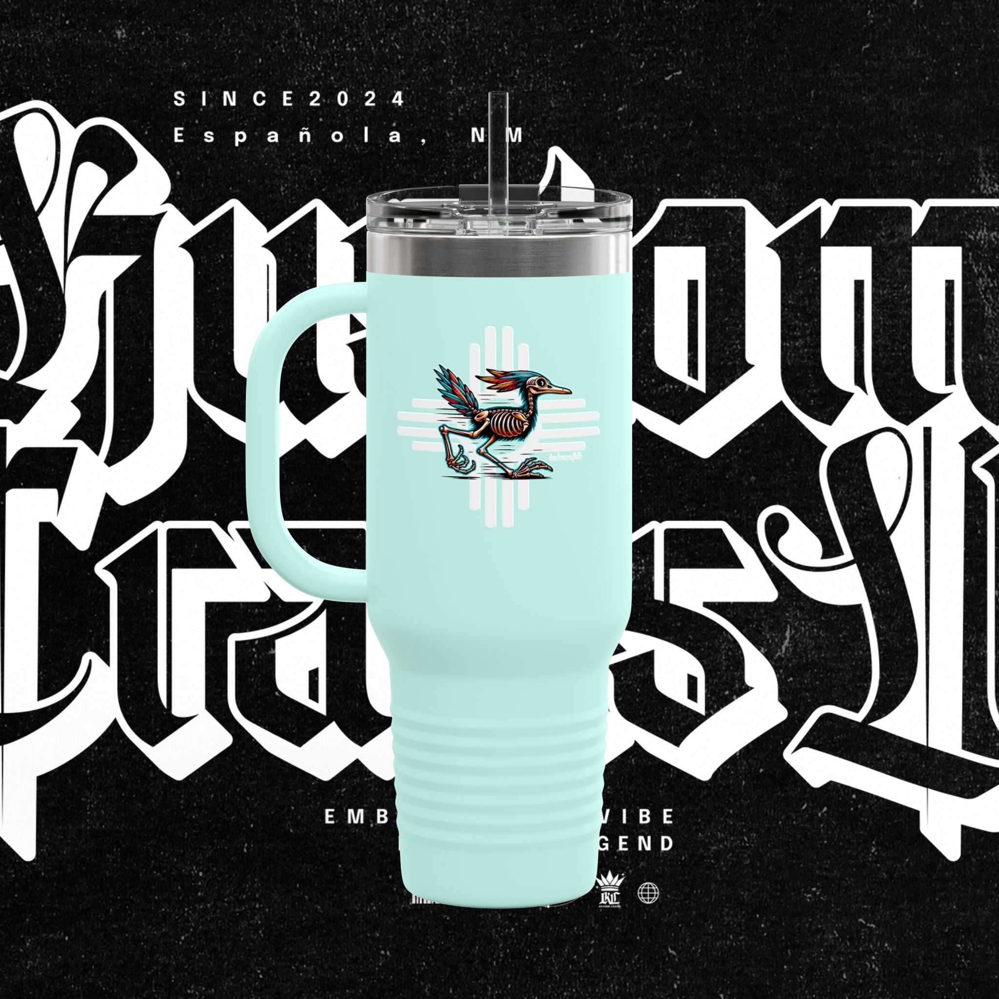 New Mexico Roadrunner - Insulated Travel Mug