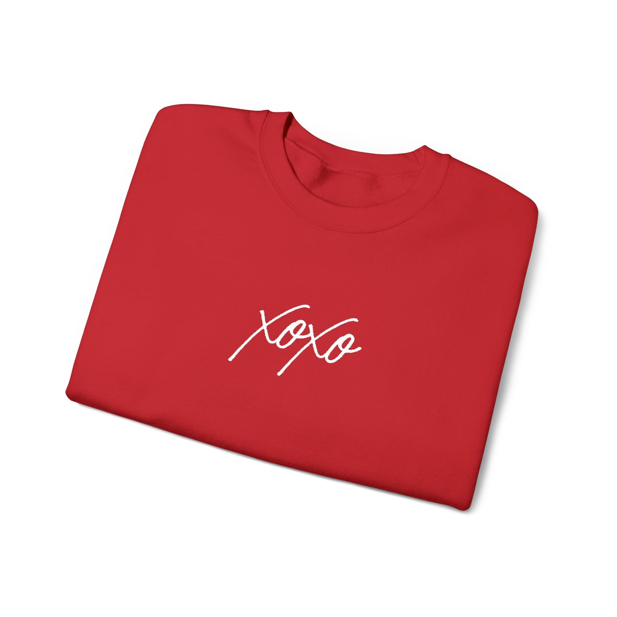 XOXO Embroidery Script Sweatshirt
