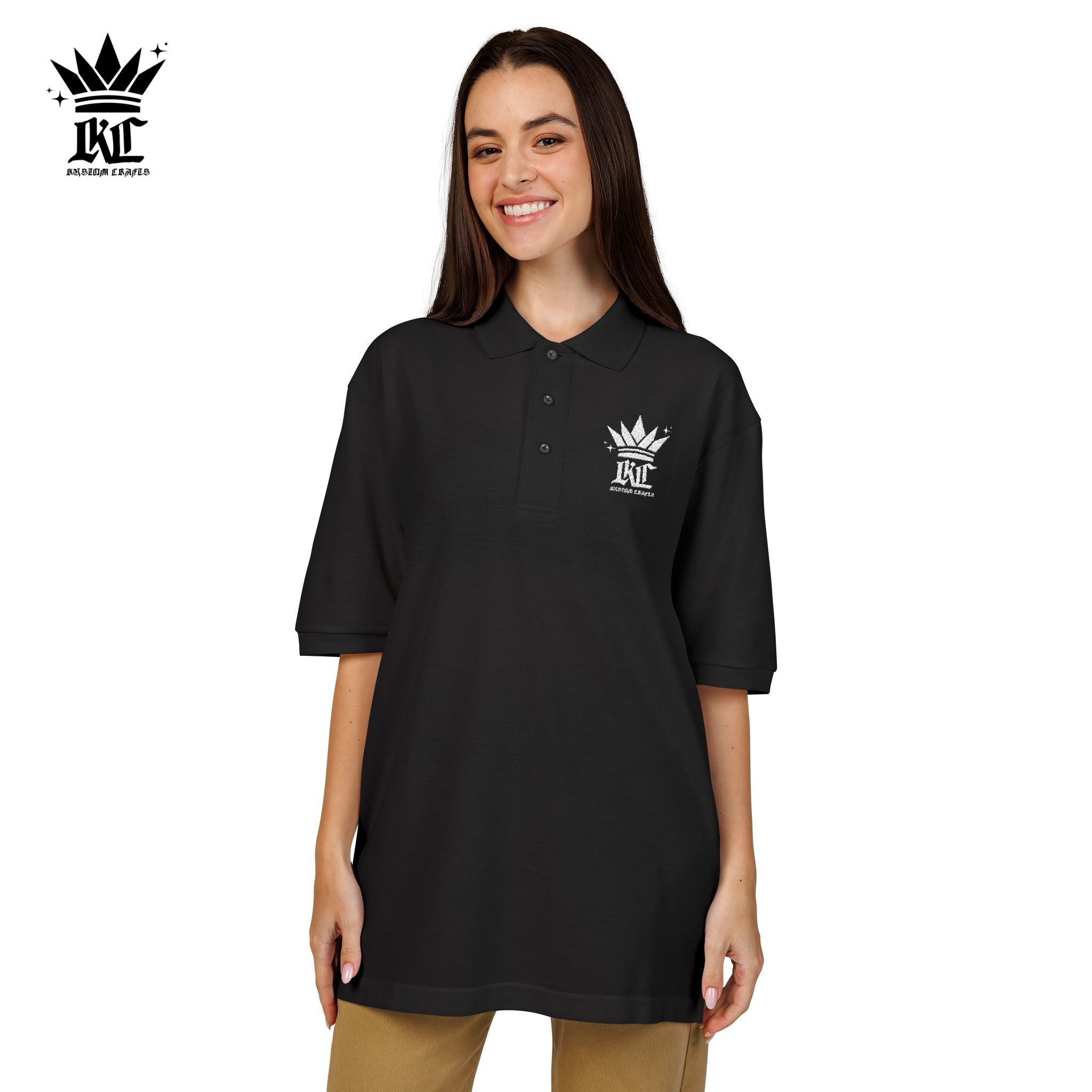 Custom Embroidered Logo Polo Shirt