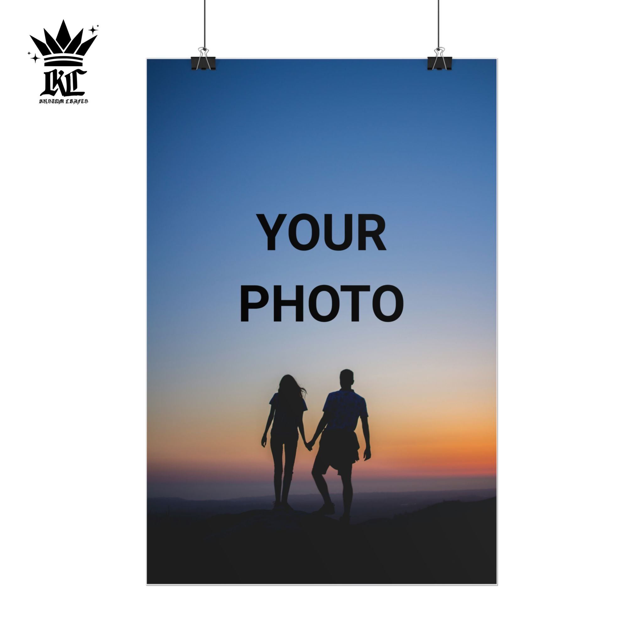 Custom Photo Poster — Rolled Print for Wall Art, Personalized Image