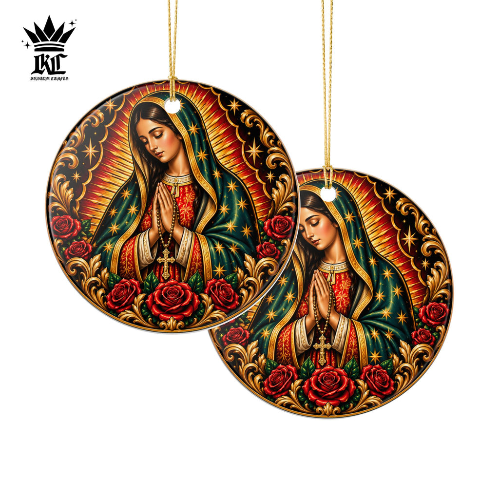Our Lady of Guadalupe Ceramic Ornament