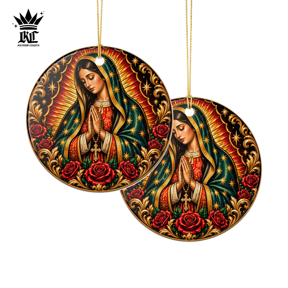 Our Lady of Guadalupe Ceramic Ornament