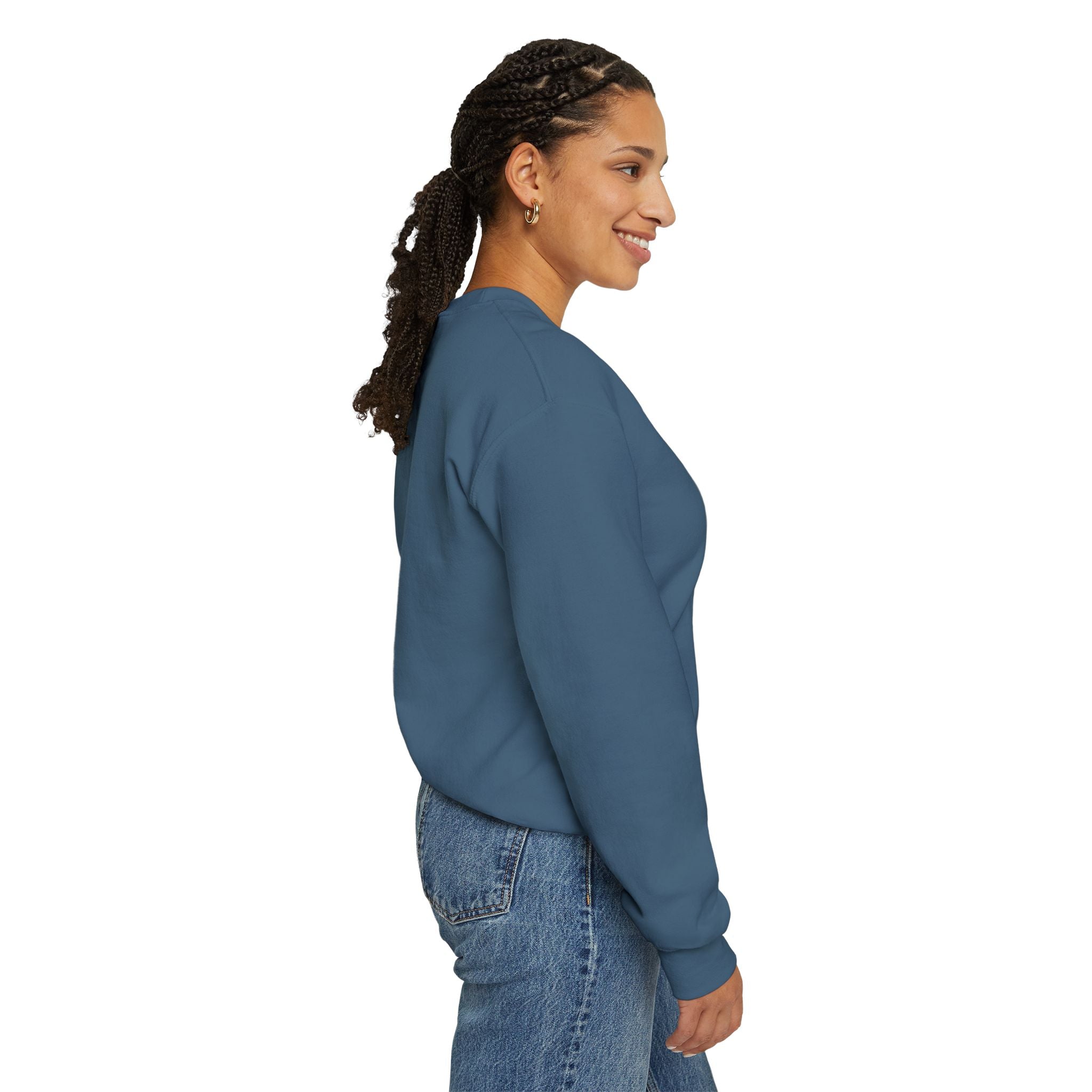 Hot Mama - Personalized Embroidery Crewneck Sweatshirt