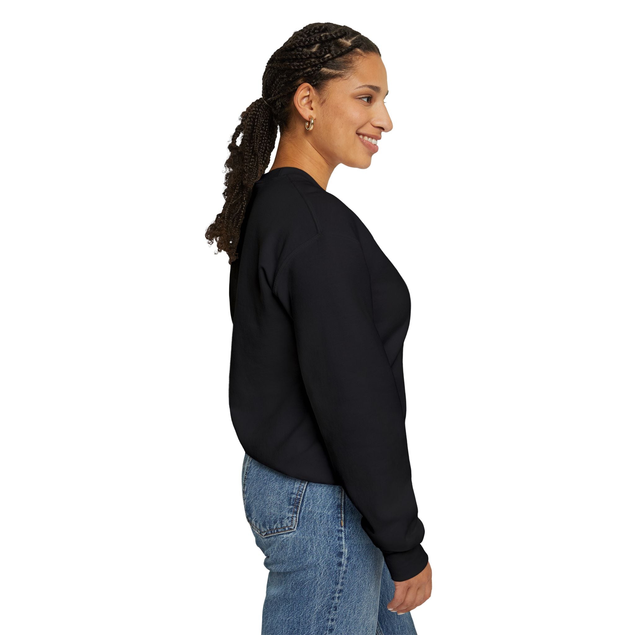 Hot Mama - Personalized Embroidery Crewneck Sweatshirt