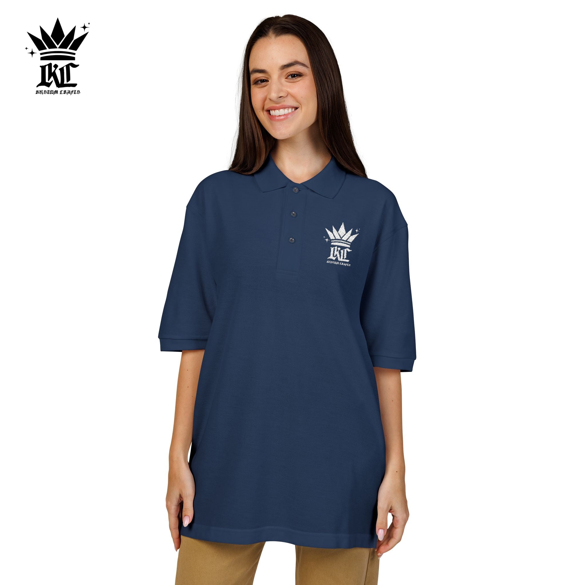 Custom Embroidered Logo Polo Shirt