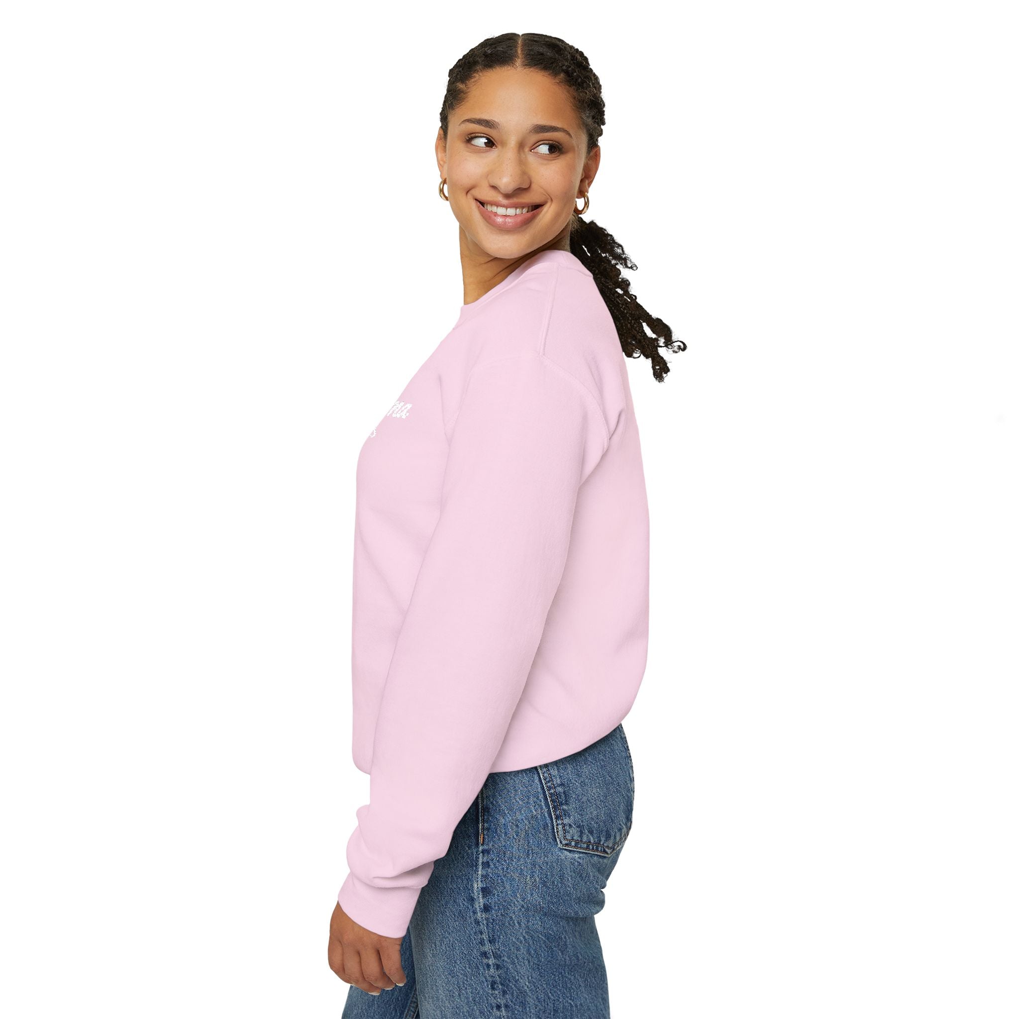 Hot Mama - Personalized Embroidery Crewneck Sweatshirt