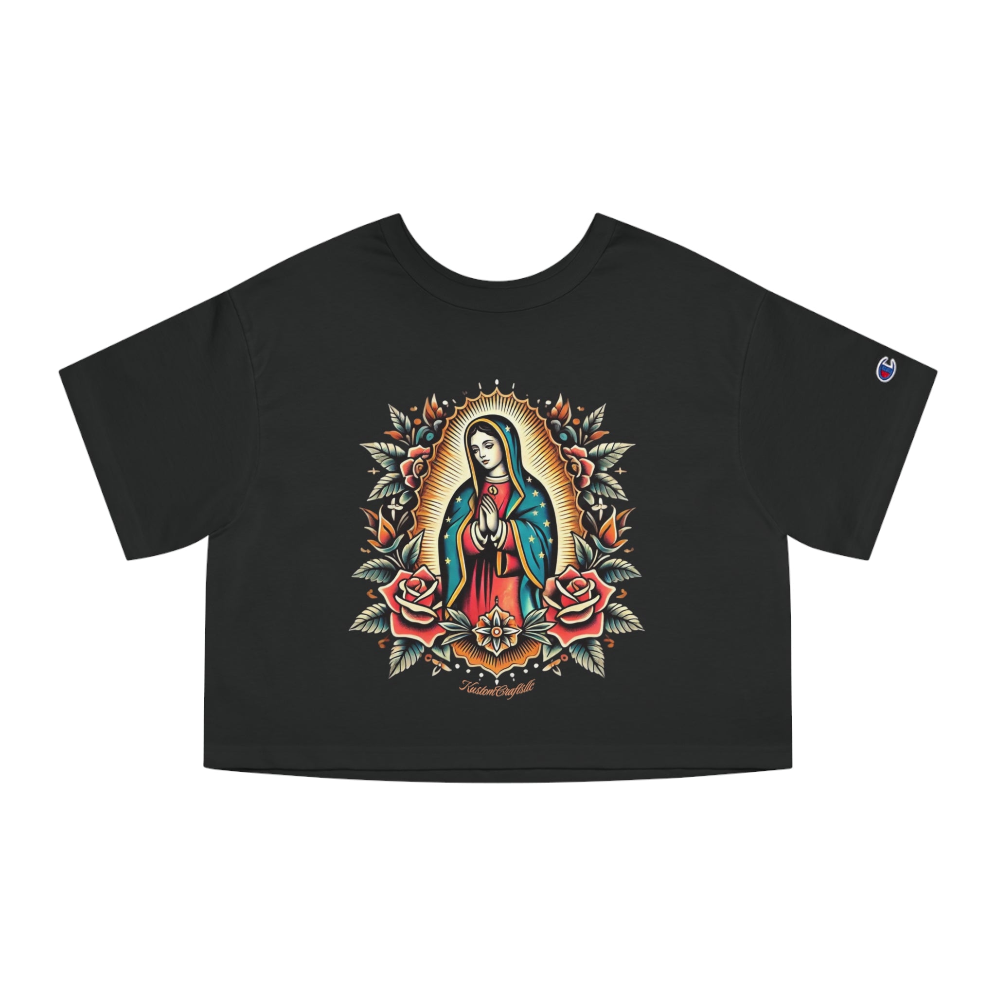 Virgen De Guadalupe - Cropped Tee