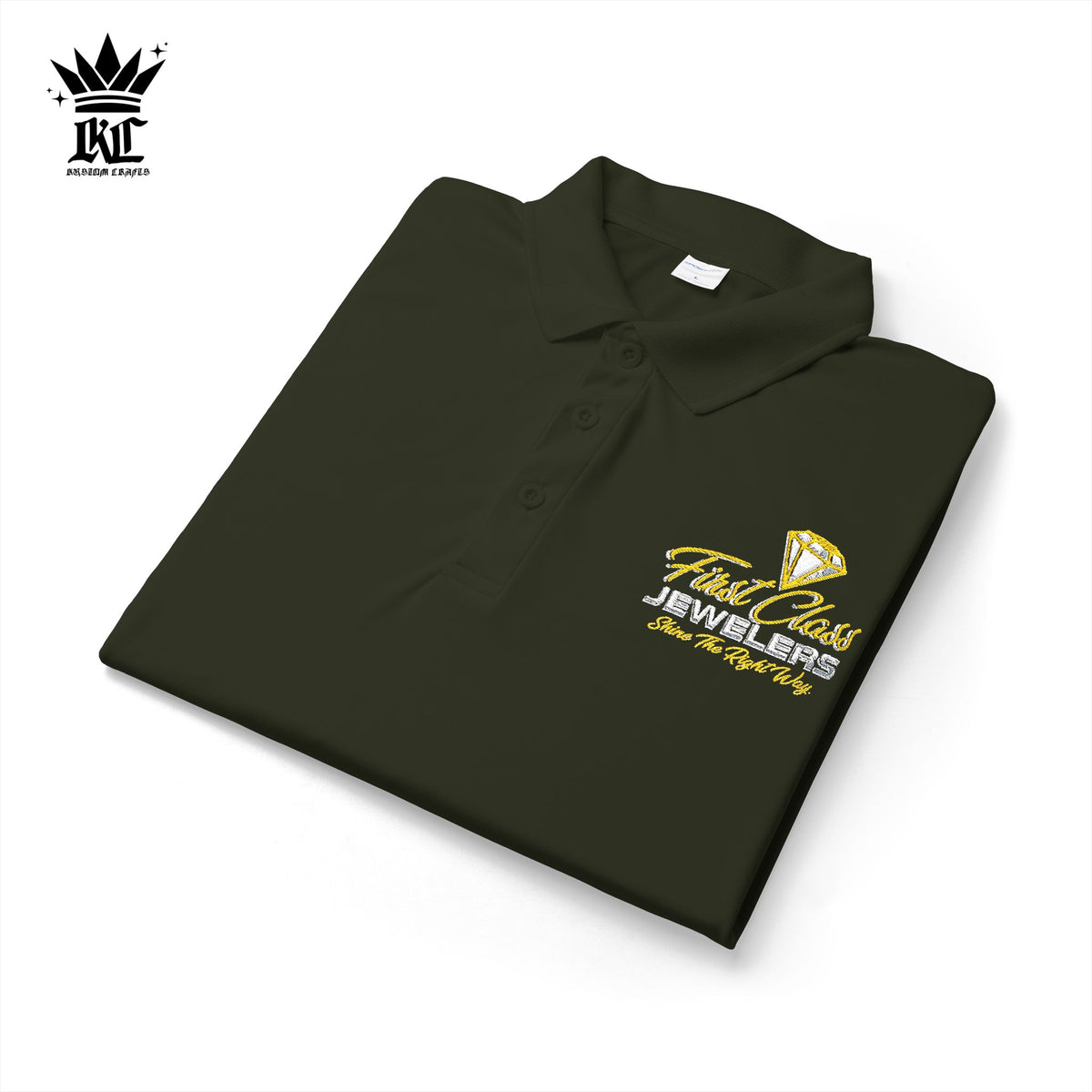 Embroidered First Class Logo