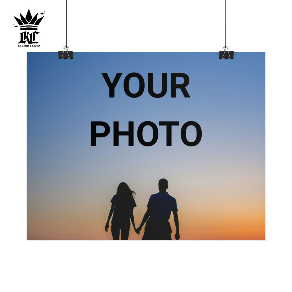Custom Photo Poster — Rolled Print for Wall Art, Personalized Image