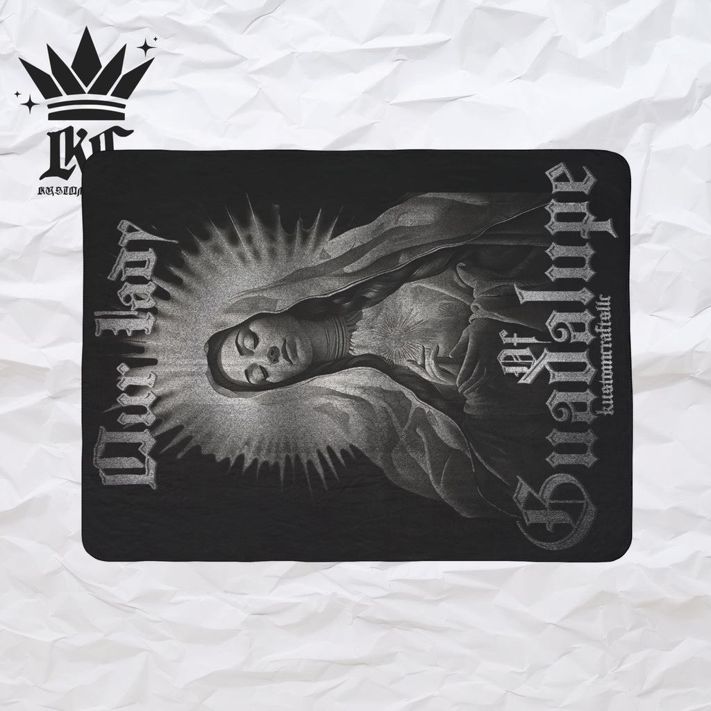 Our Lady of Guadalupe - Fleece Sherpa Blanket