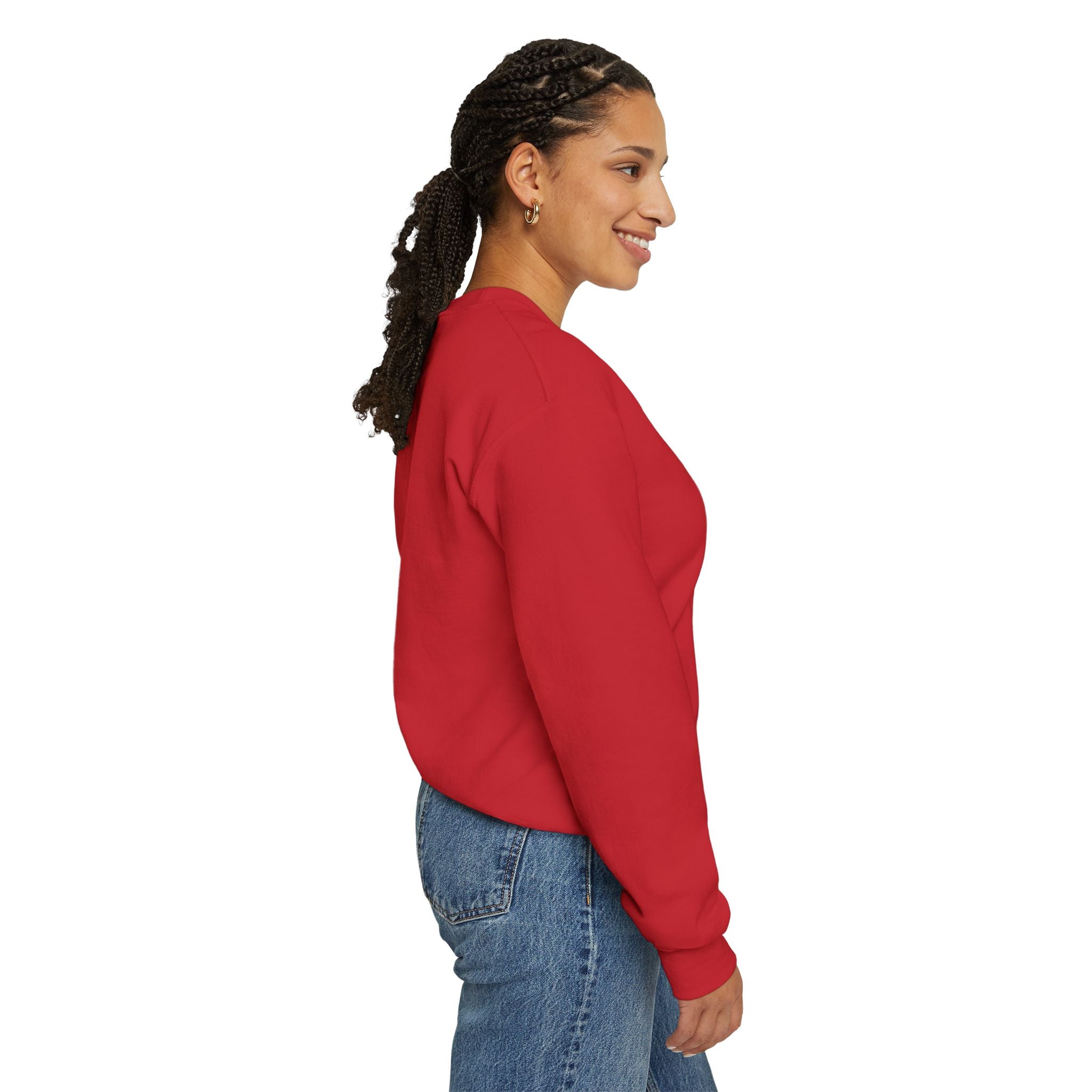 Hot Mama - Personalized Embroidery Crewneck Sweatshirt