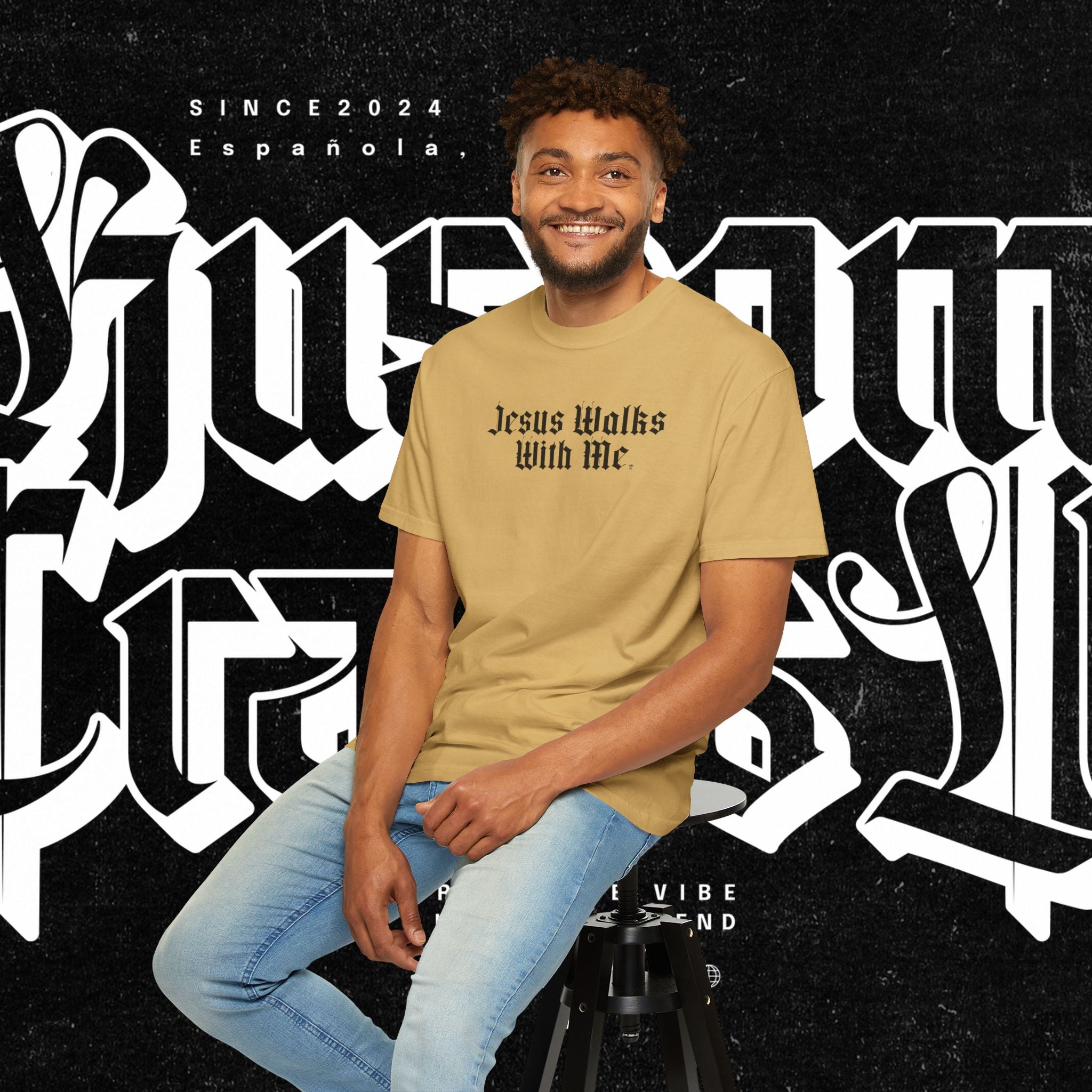 Jesus Walks with Me - Tee