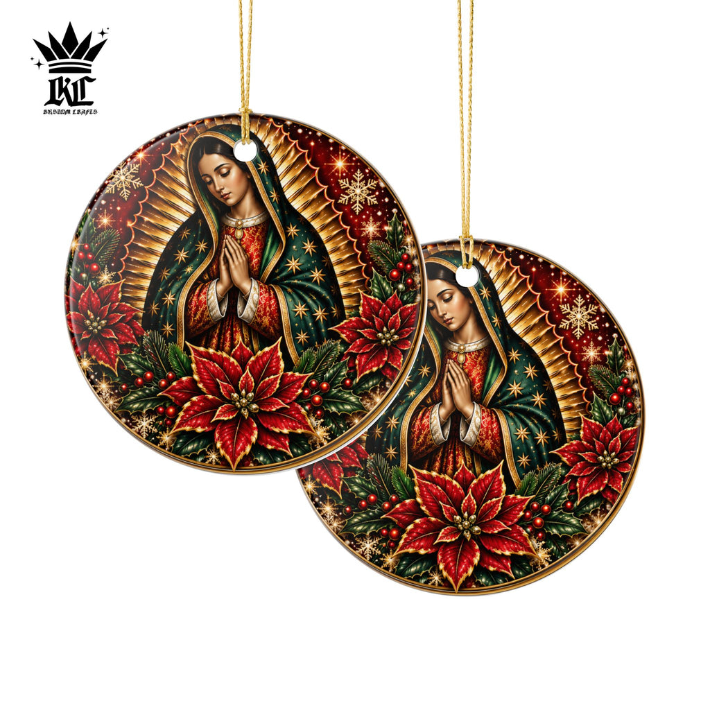 Our Lady of Guadalupe Ceramic Ornament