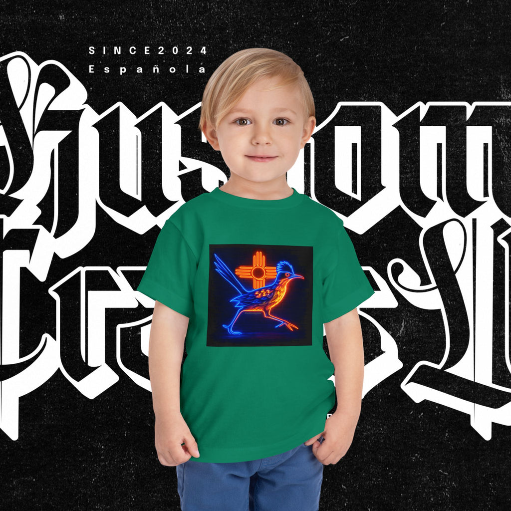 Neon Roadrunner New Mexico - Toddler Tee