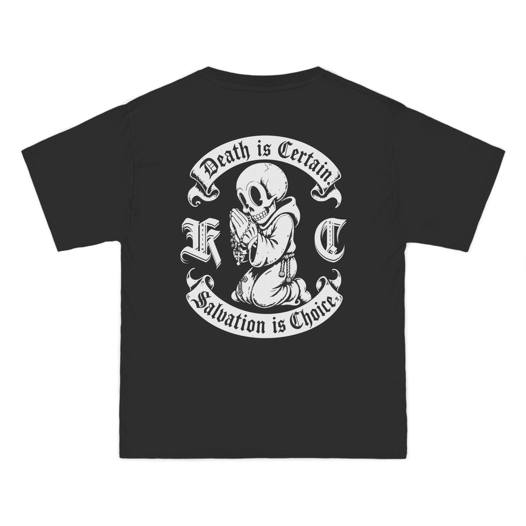 Death Is Certain Salvation Is Choice Graphic T-Shirt — Streetwear