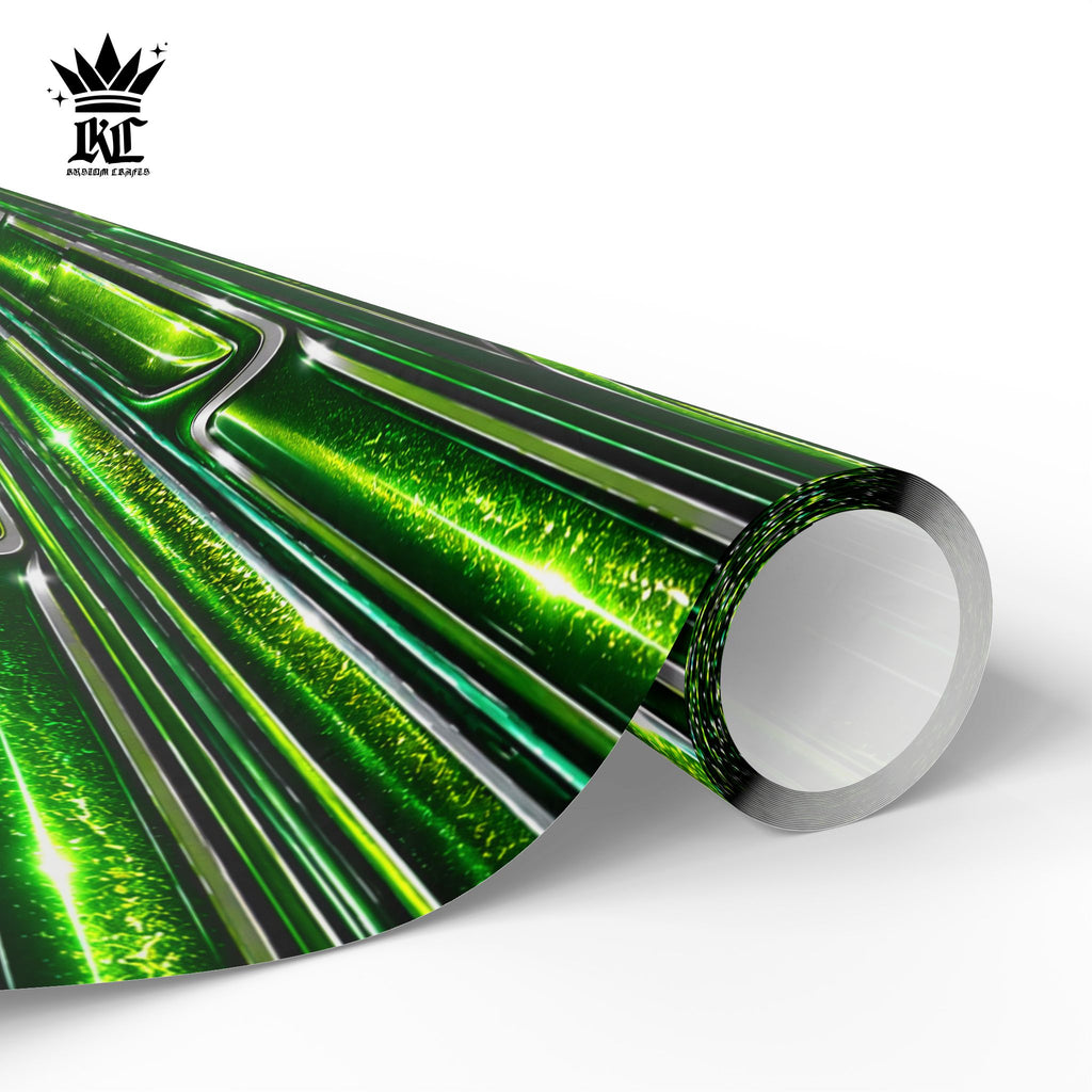 Candy Apple Green Wrapping Paper