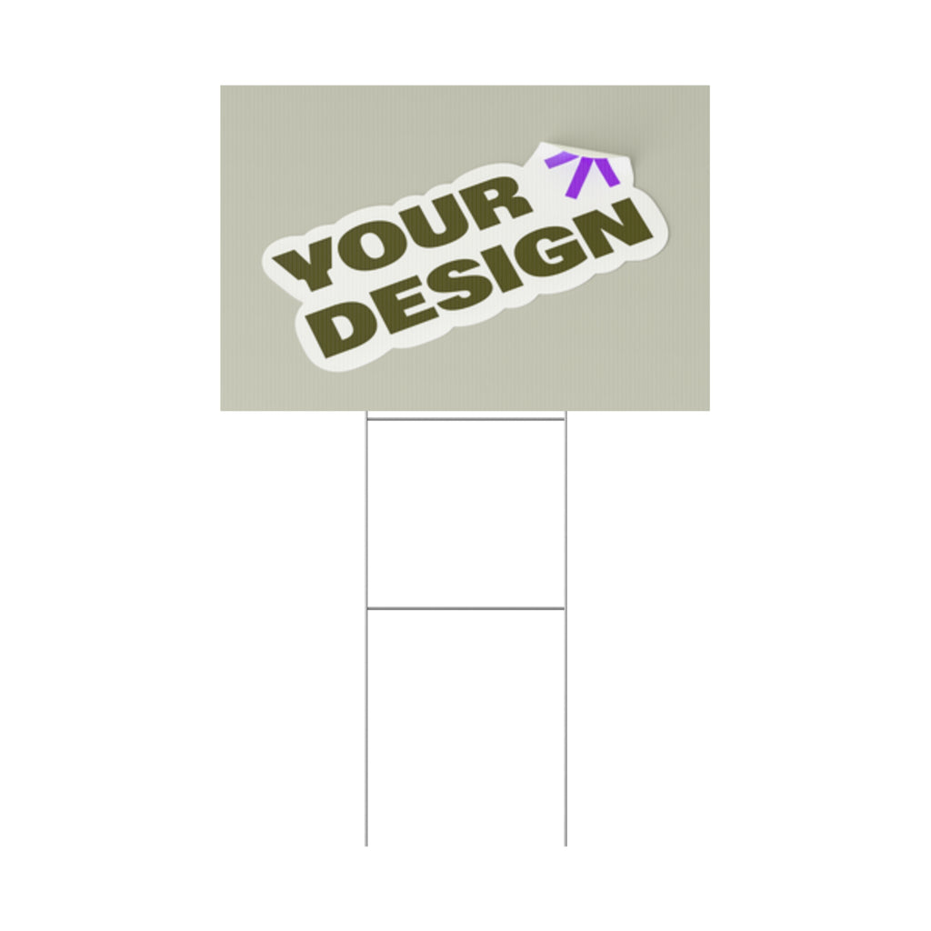 Custom Plastic Yard Sign – Personalized Outdoor Signage for Events, Real Estate, and Promotions