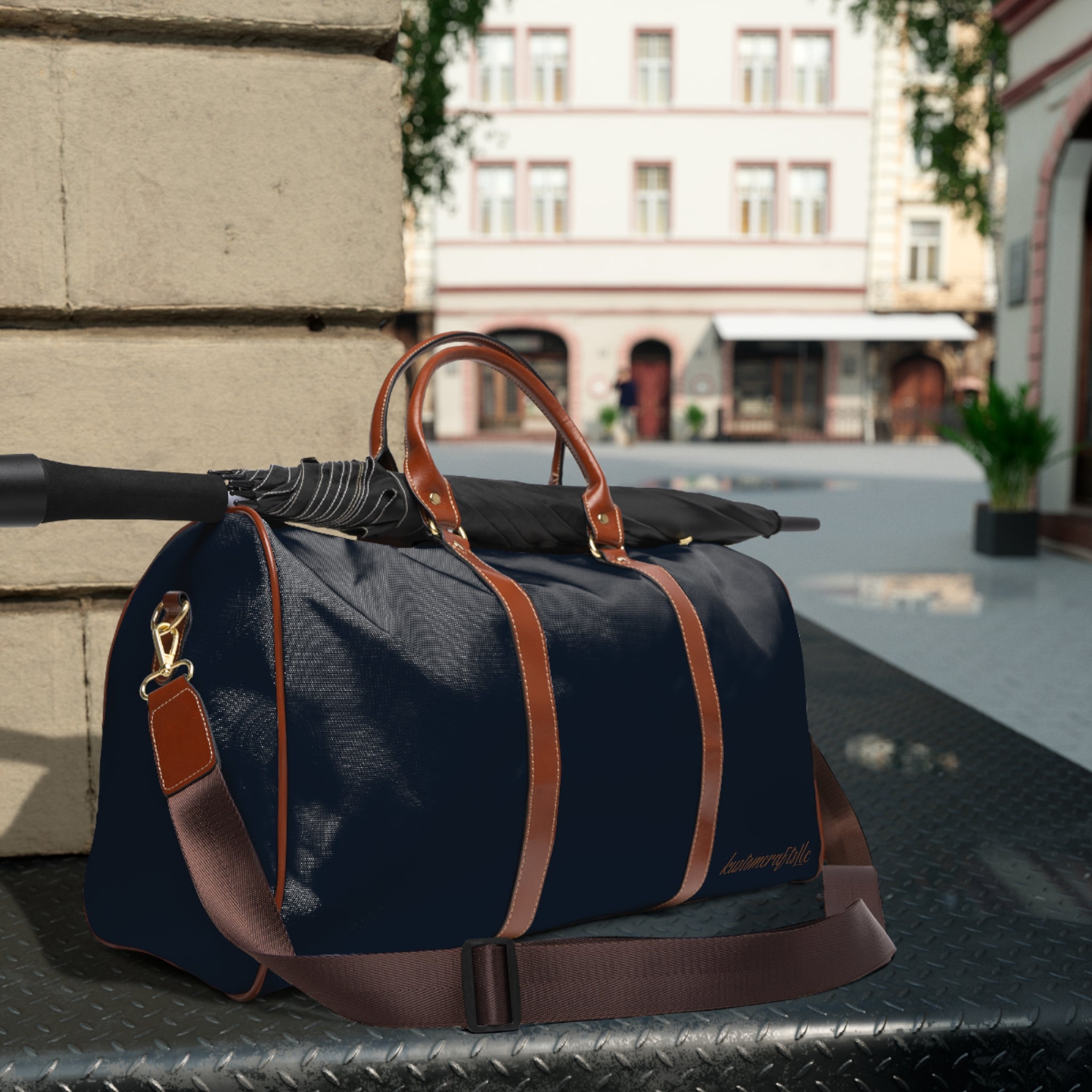 Black Grape Waterproof Travel Bag