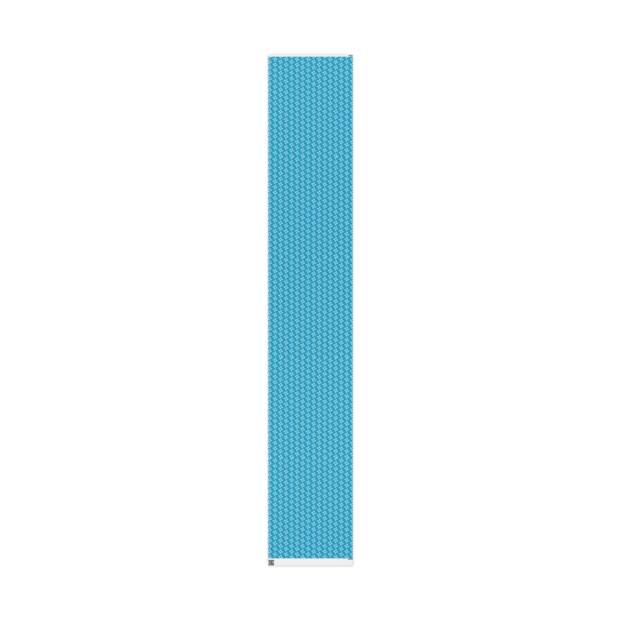 Zia Sun Pattern Wrapping Paper | Turquoise Southwestern Gift Wrap