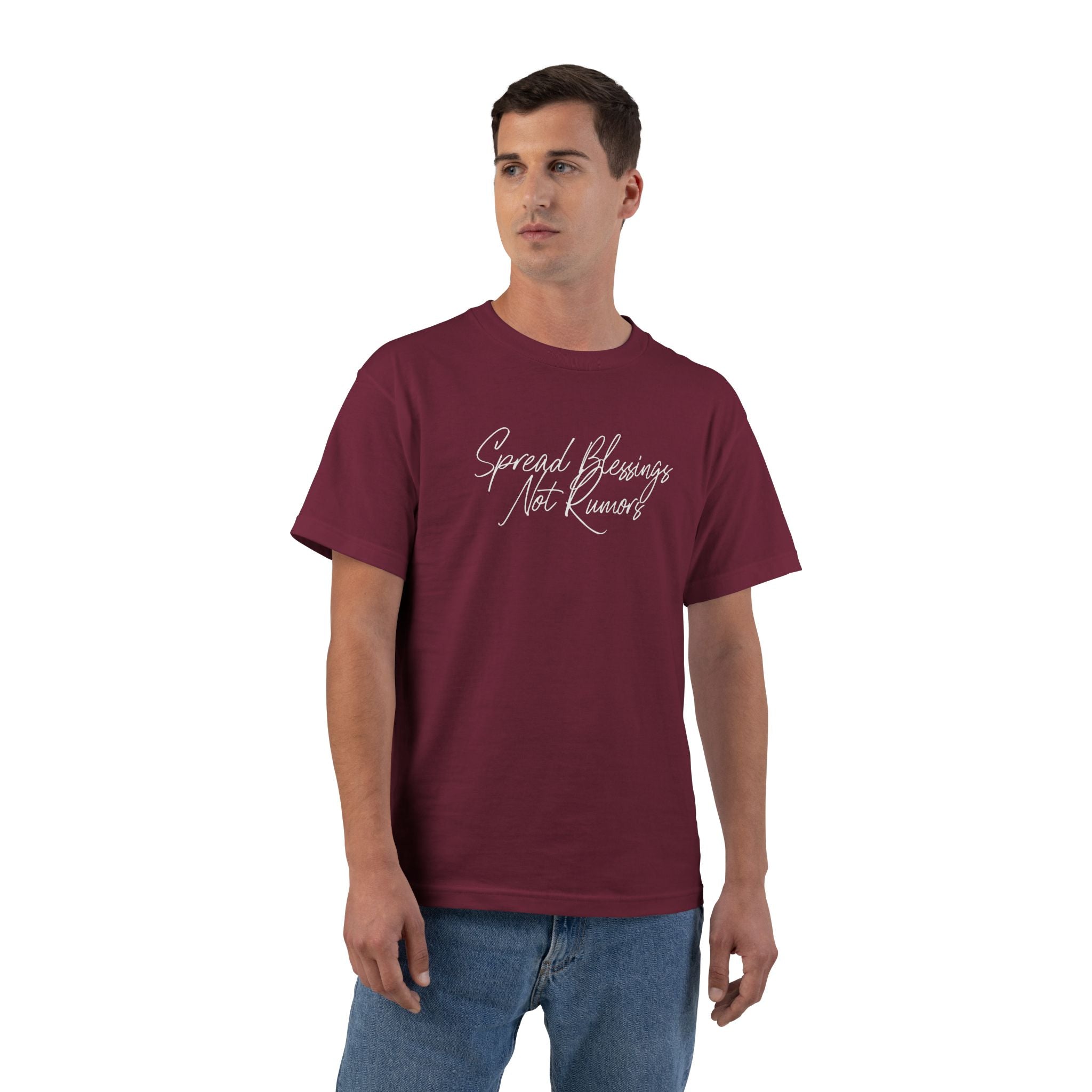 Spread Blessings Not Rumors - Script Tee