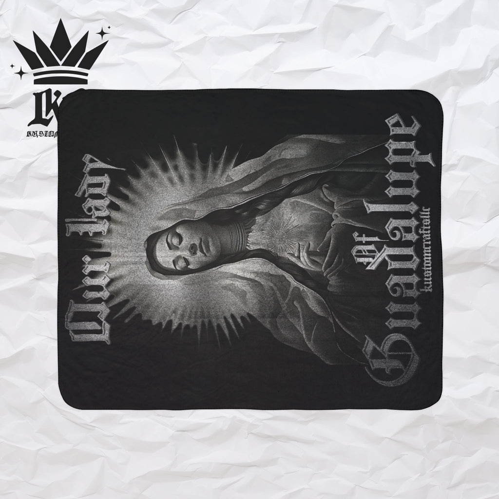Our Lady of Guadalupe - Fleece Sherpa Blanket