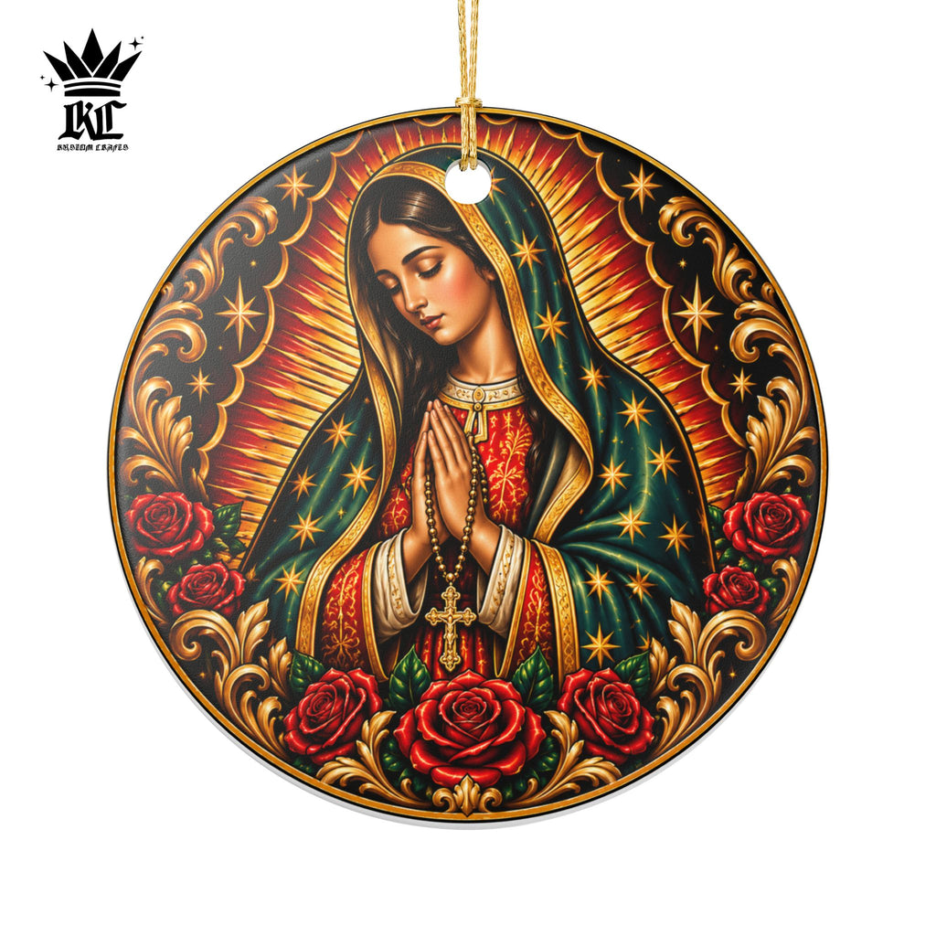 Our Lady of Guadalupe Ceramic Ornament