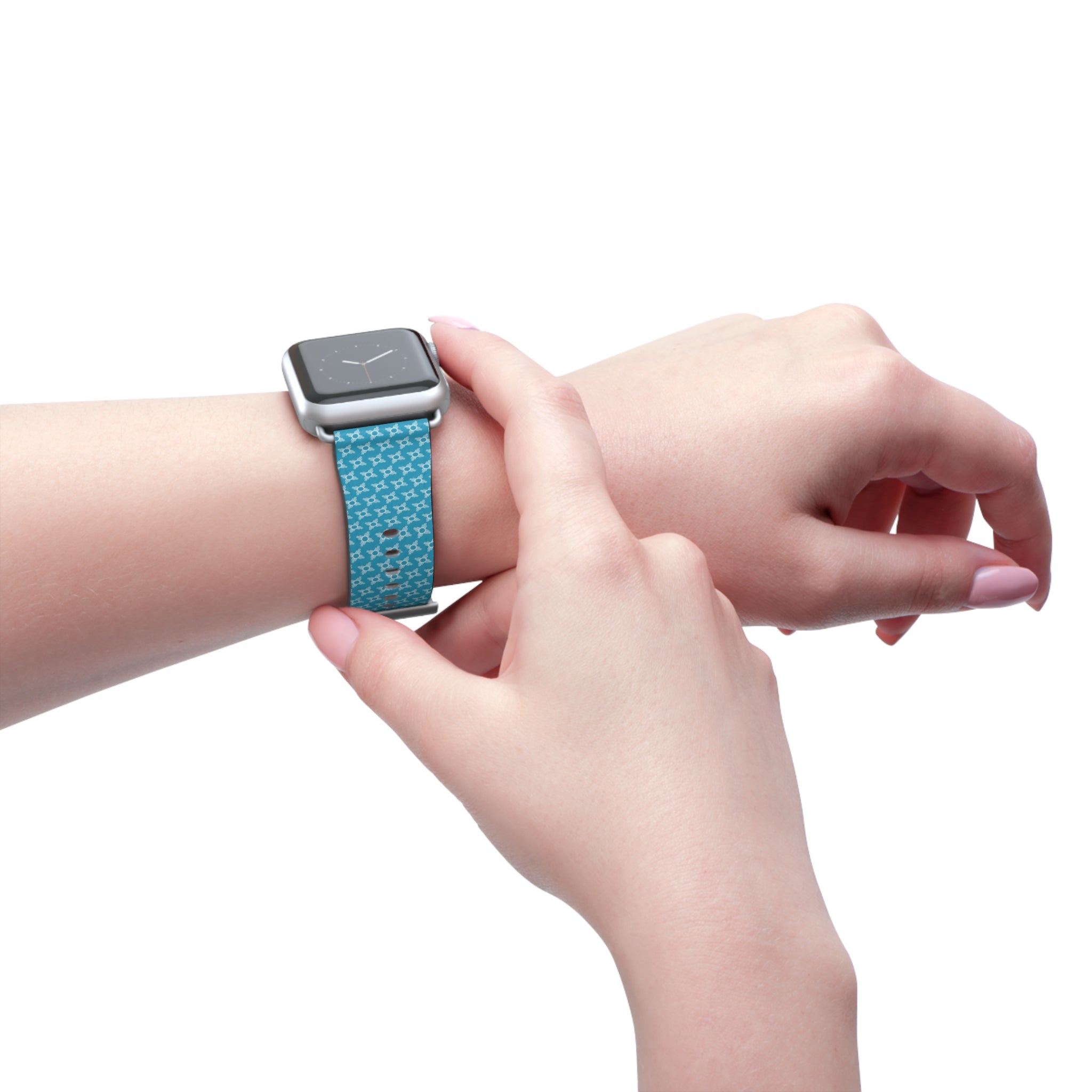 Zia Pattern Turquoise Watch Band