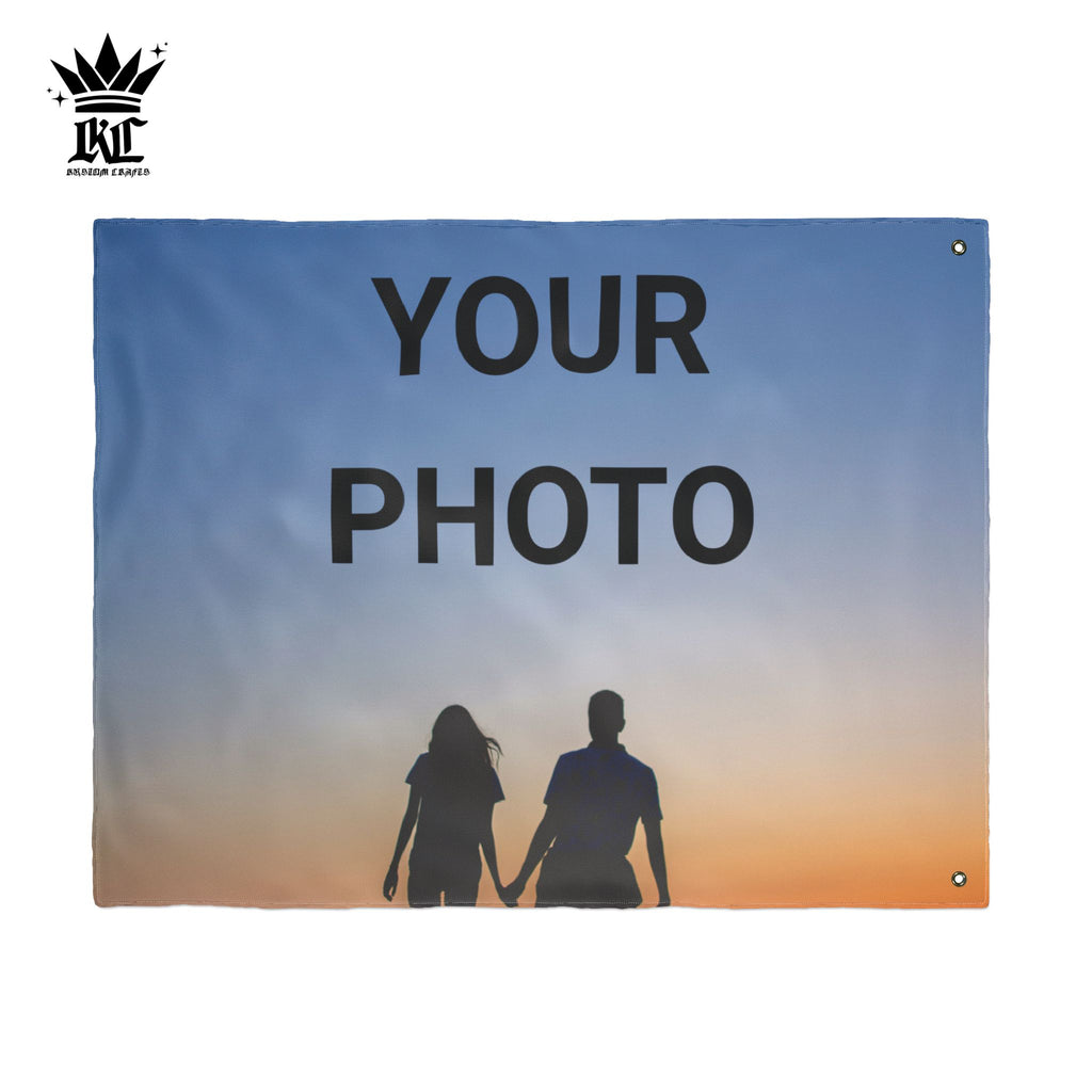 Custom Double-Sided Photo Flag – Personalized