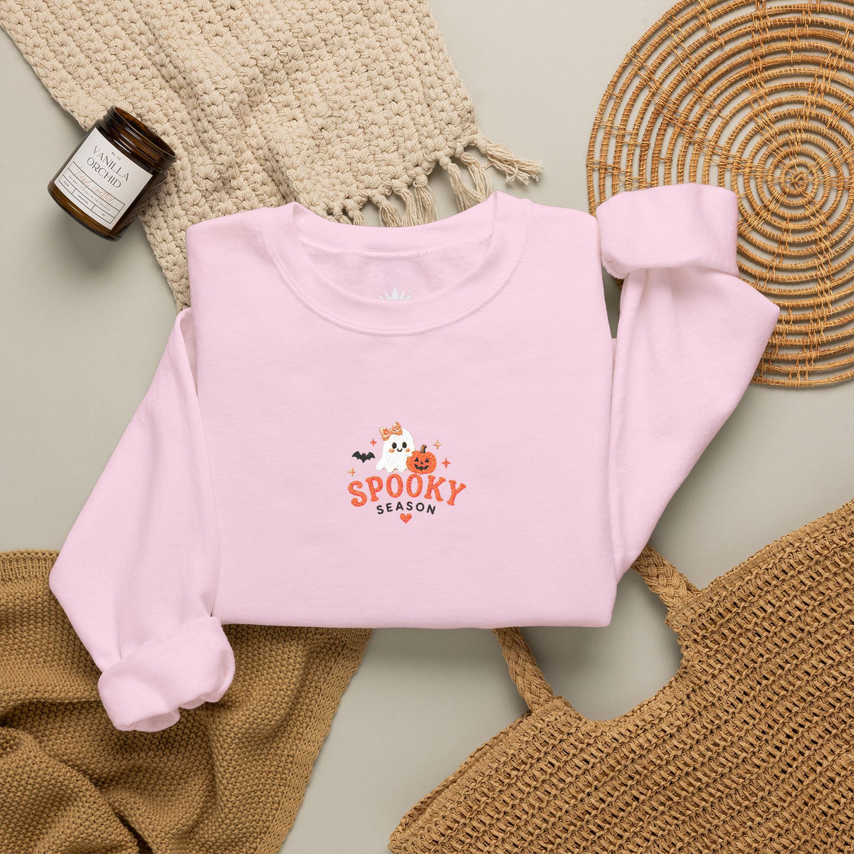 Spooky Ghost Pumpkin Crewneck