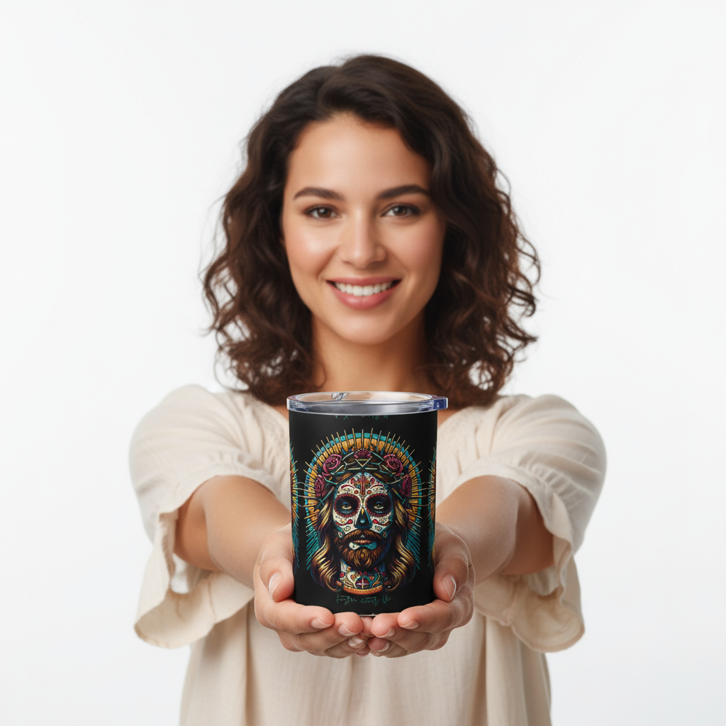 Jesucristo Day of the Dead Tumbler