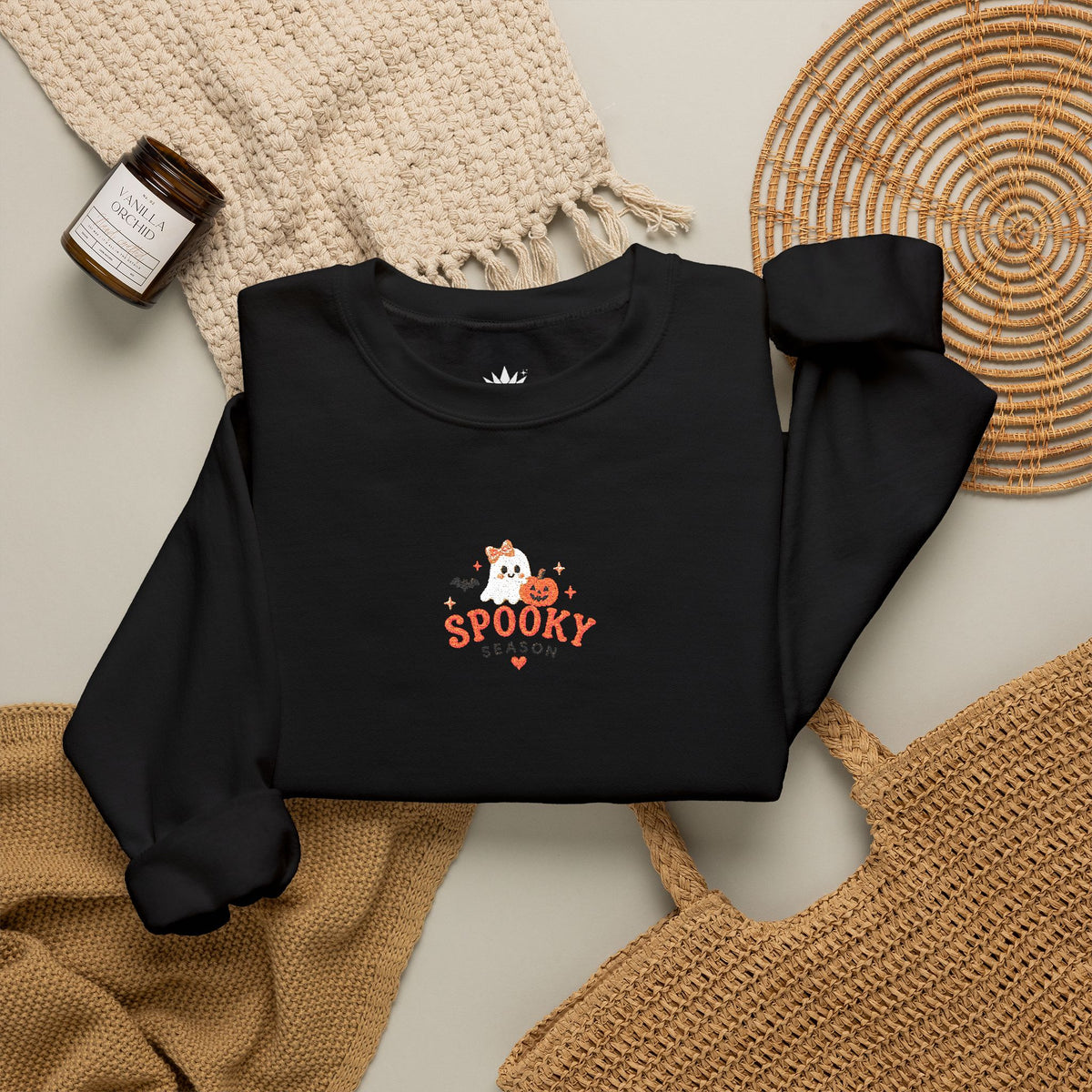 Spooky Ghost Pumpkin Crewneck